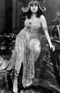 Theda Bara as Cleopatra, one of her many lost films